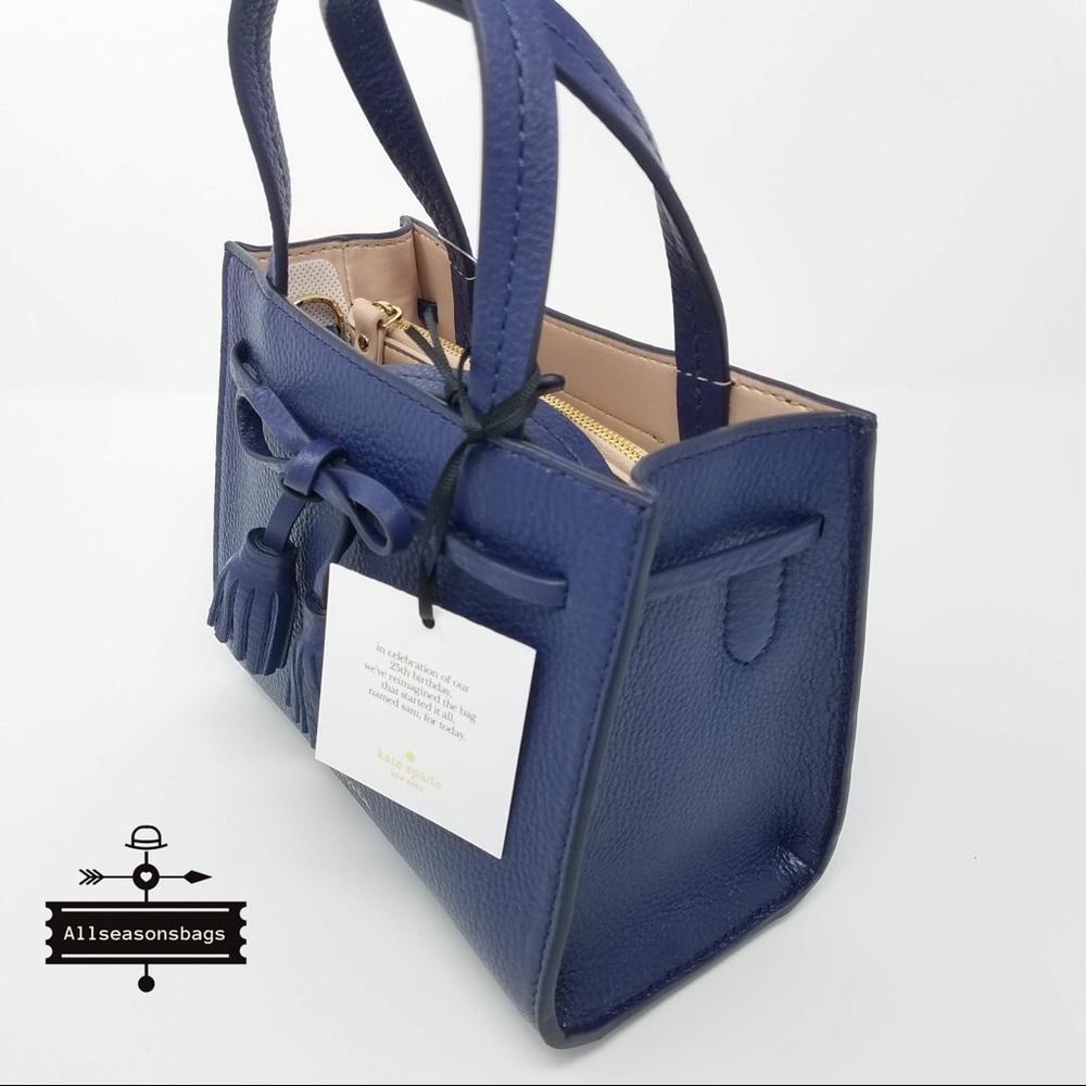 Kate spade hayes Street Small Sam Blue ridge bag - Picture 3 of 8